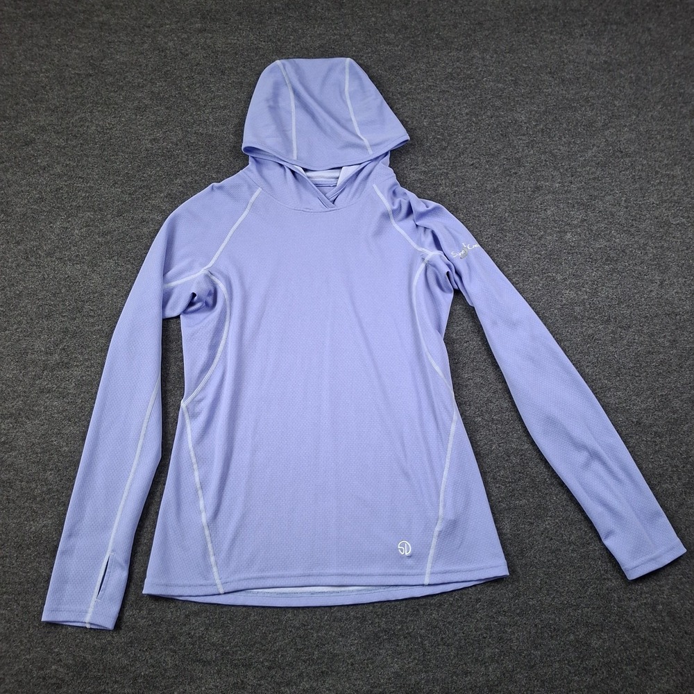 Straight Down The Delaney Hoodie M Performance Golf Sun Wear Squire Creek Logo